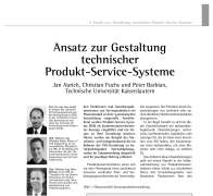 Ansatz zur Gestaltung technischer Produkt-Service-Systeme